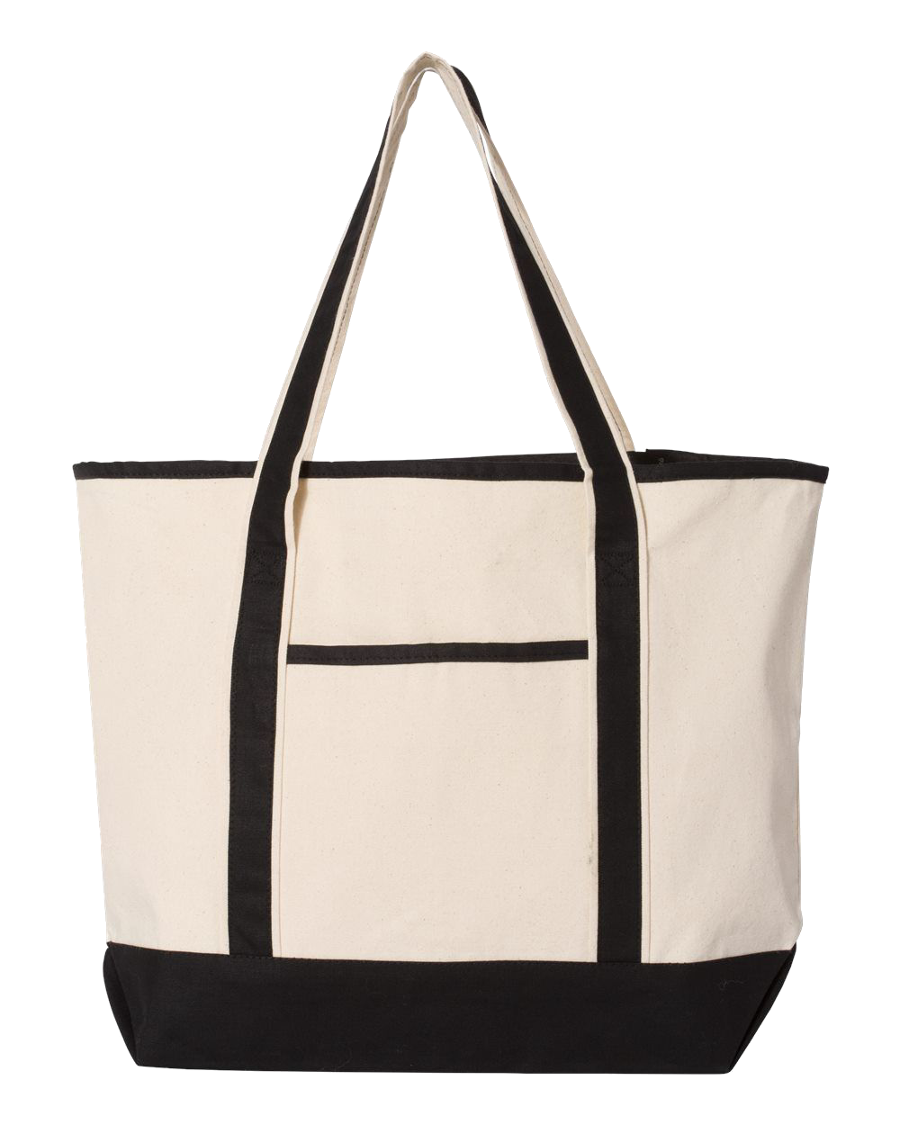 Two-tone Tote Bag (Embroidered)